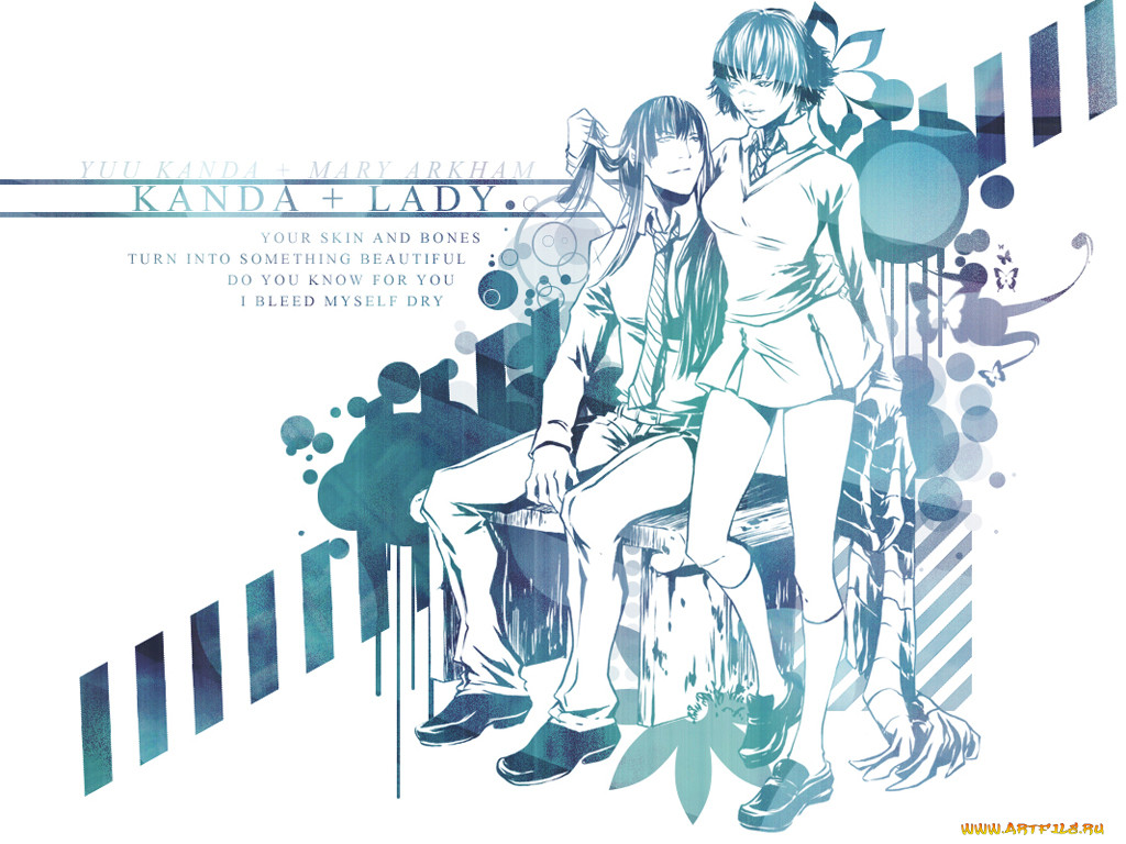 kanda, lady, by, wildcomets, , gray, man